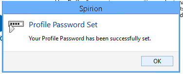 Spirion Password Dialogue Box 