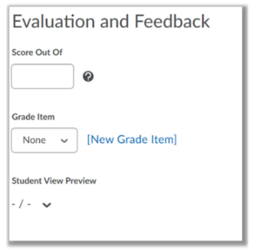 Assignment Grade Options