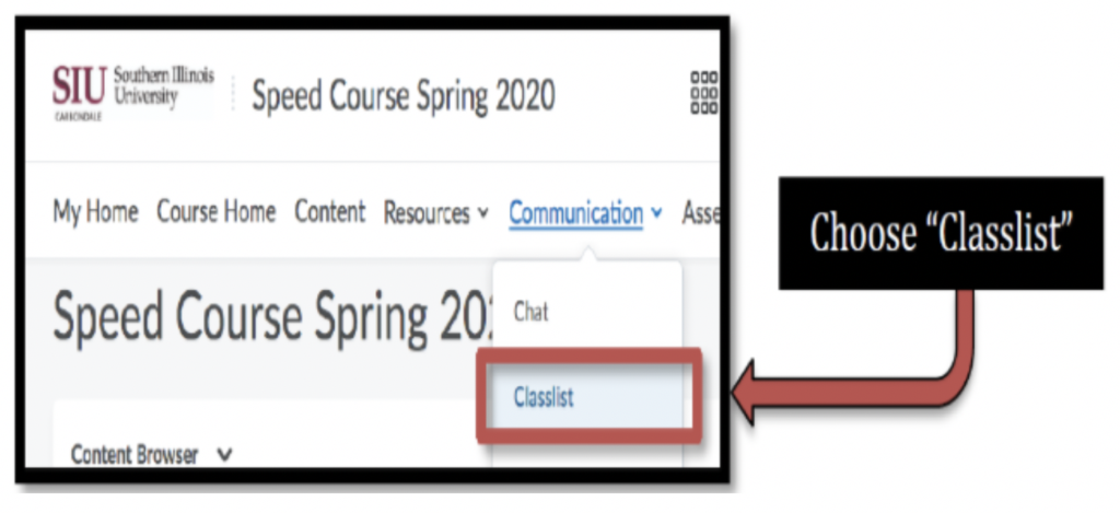 How to Email Instructor and Classmates in D2L – OIT Knowledge Base