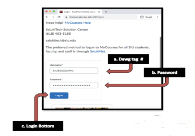 How to Login and Navigate a course in D2L OIT Knowledge Base