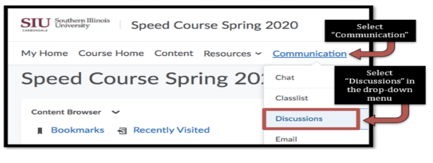 How to Post on Discussion Boards in D2L OIT Knowledge Base