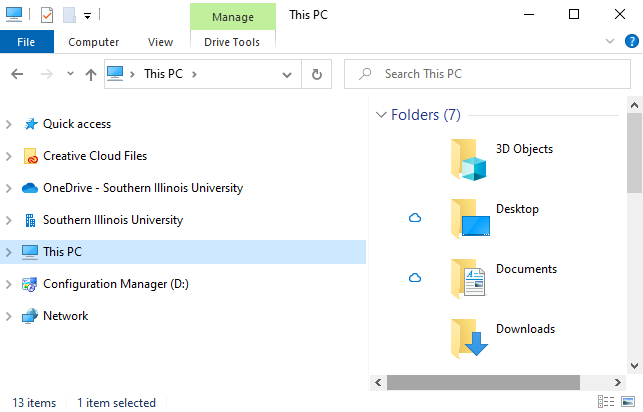 Mapping ECN Network Drive using Windows 8, 8.1, 10, or 11 — Purdue IT, Engineering IT