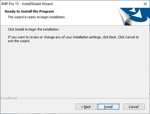 Ready to Install the Program
Click 'Install'