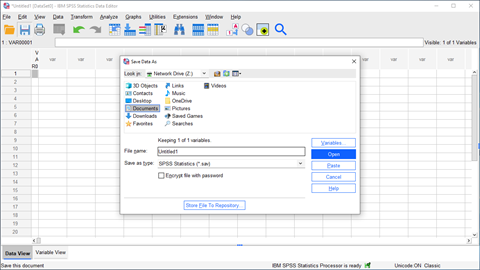 Saving your work to the network drive or onedrive