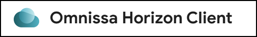 Screenshot of Omnissa Horizon Client icon.