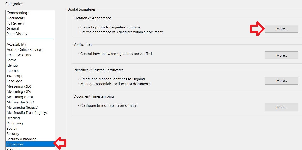Adobe Signature Box Fix – non-Entrust – OIT Knowledge Base