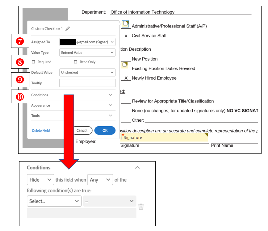 How to add a cross symbol check box in pdf (Prepare Form) using Adobe  Acrobat Pro DC 