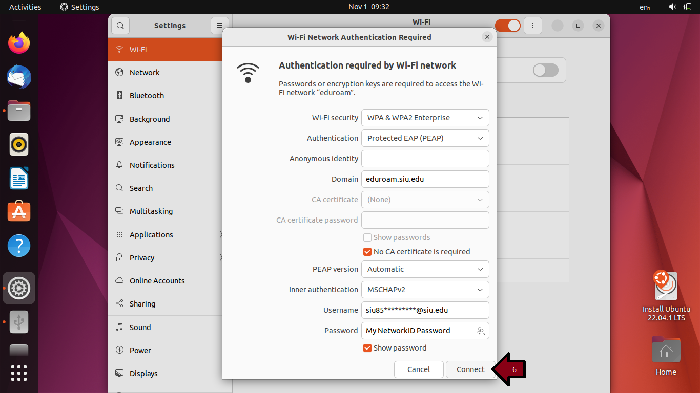 Connecting to Eduroam with Linux OIT Knowledge Base