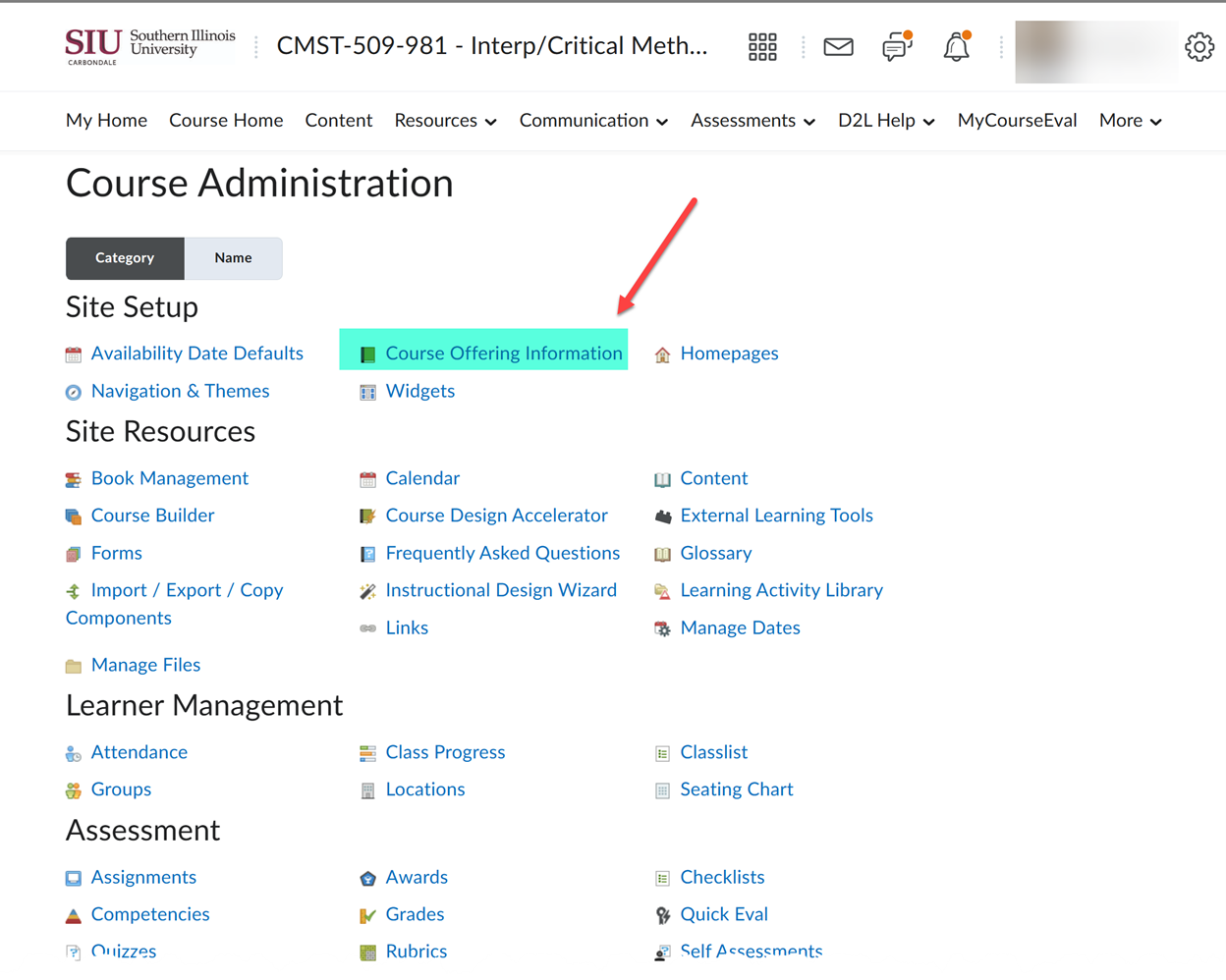 Change Course Offering Information in D2L OIT Knowledge Base Change Course Offering Information in D2L OIT Knowledge Base