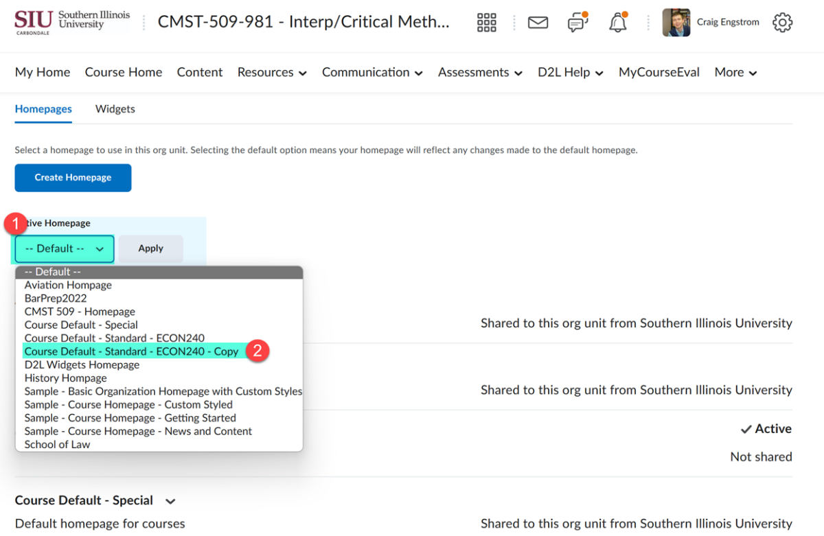 How to Add Instructor Profile on D2L Course Homepage – OIT Knowledge Base