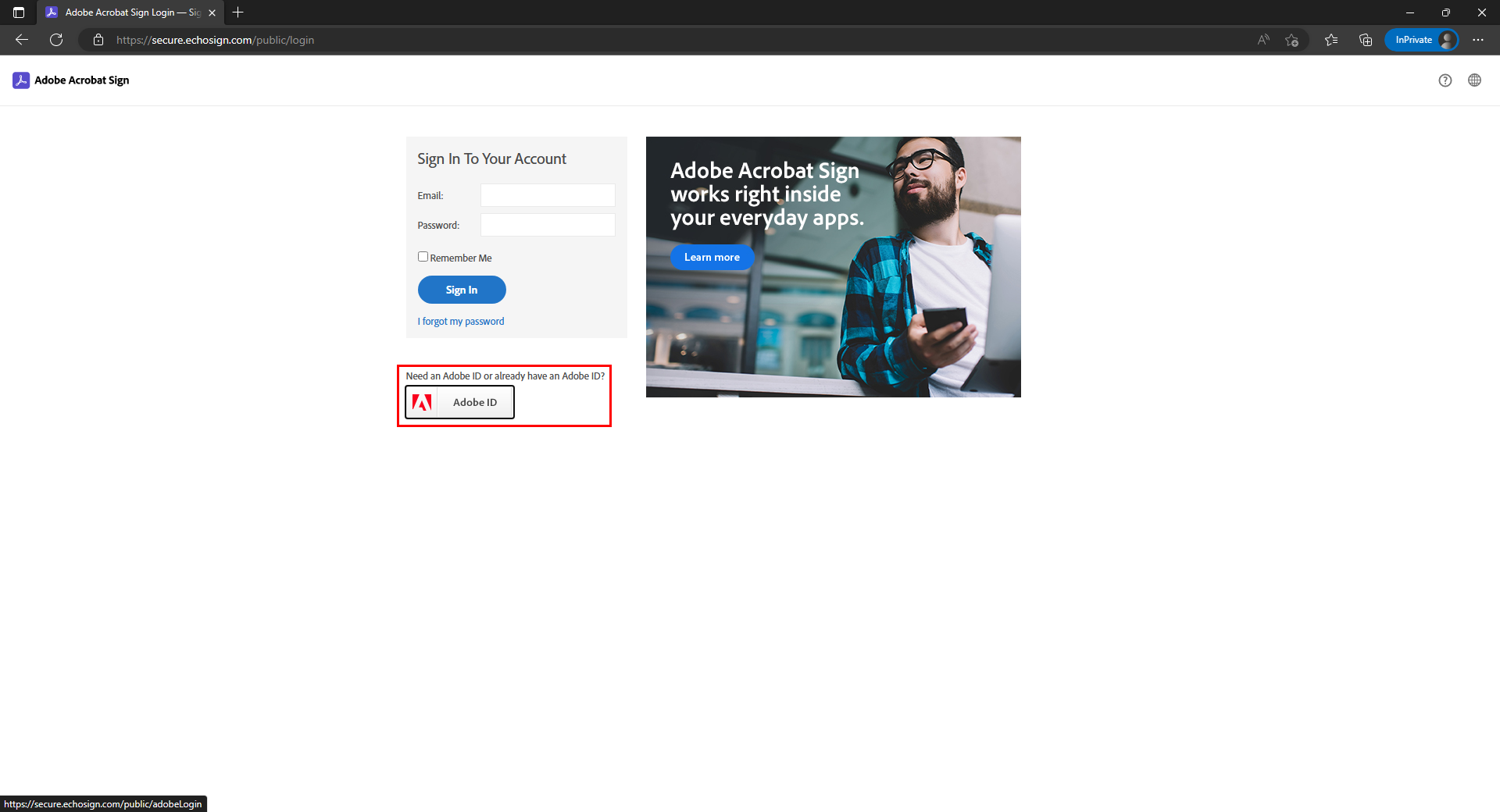 Adobe Acrobat Sign – OIT Knowledge Base