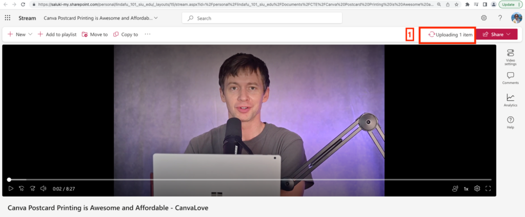 Upload a File to Microsoft Stream – OIT Knowledge Base