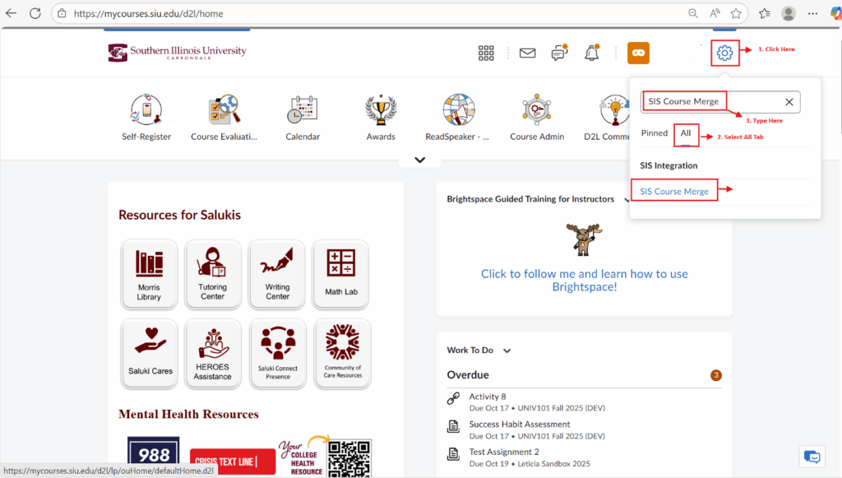 D2L Course Merge Guide – OIT Knowledge Base