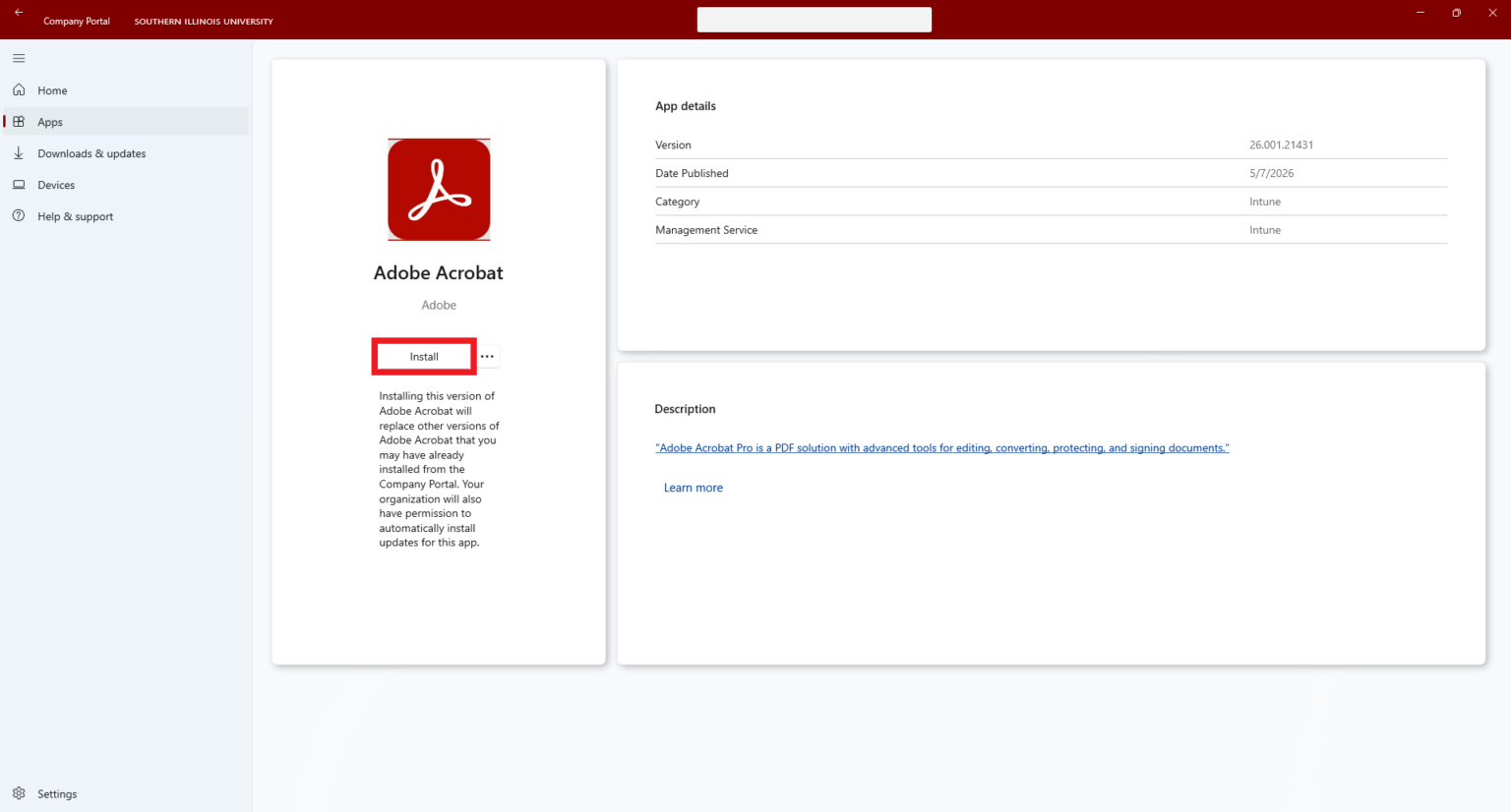 Microsoft Company Portal – OIT Knowledge Base